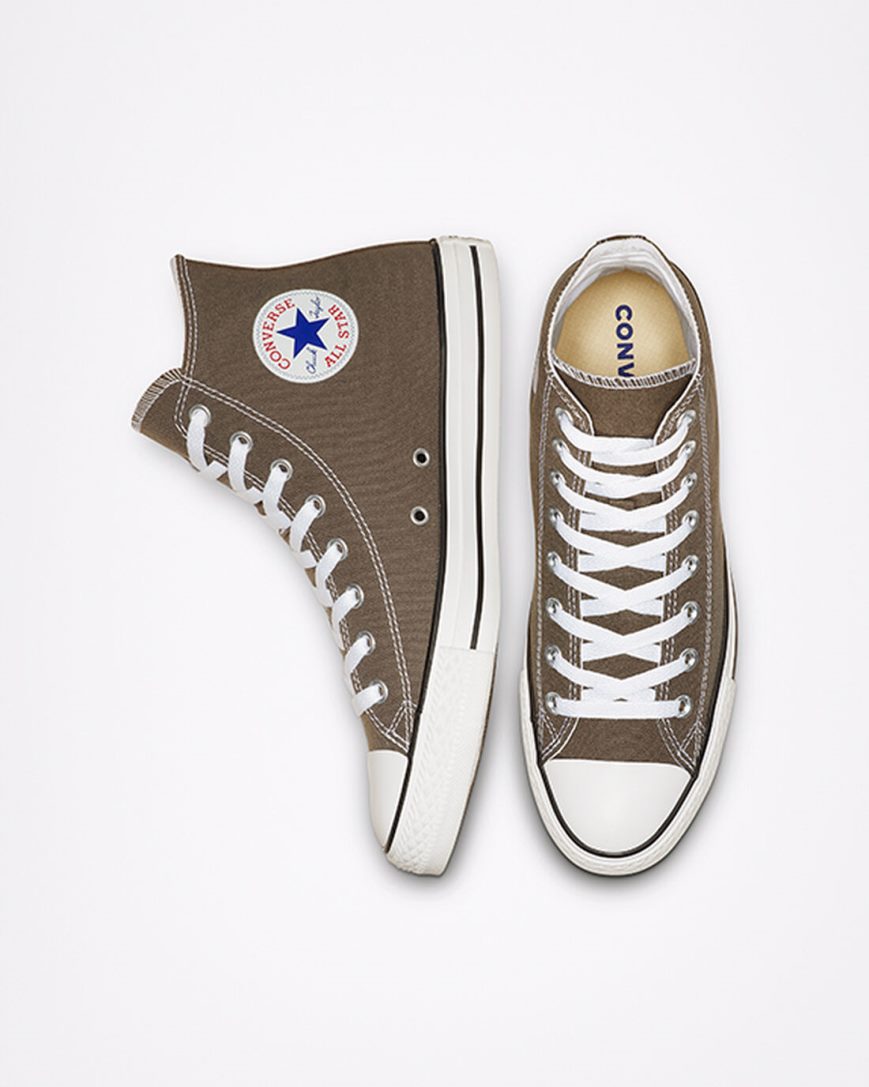 Tenis Converse Chuck Taylor All Star Classicos Cano Alto Feminino Cinzentas Escuro | PT P048075